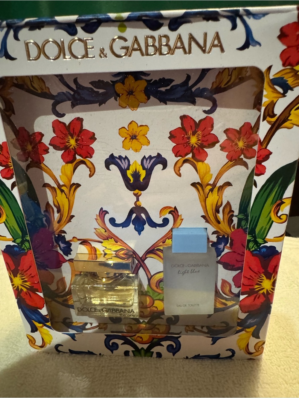 Dolce & Gabbana Floral Fragrance Gift Set in Red, Yellow, Blue and Green